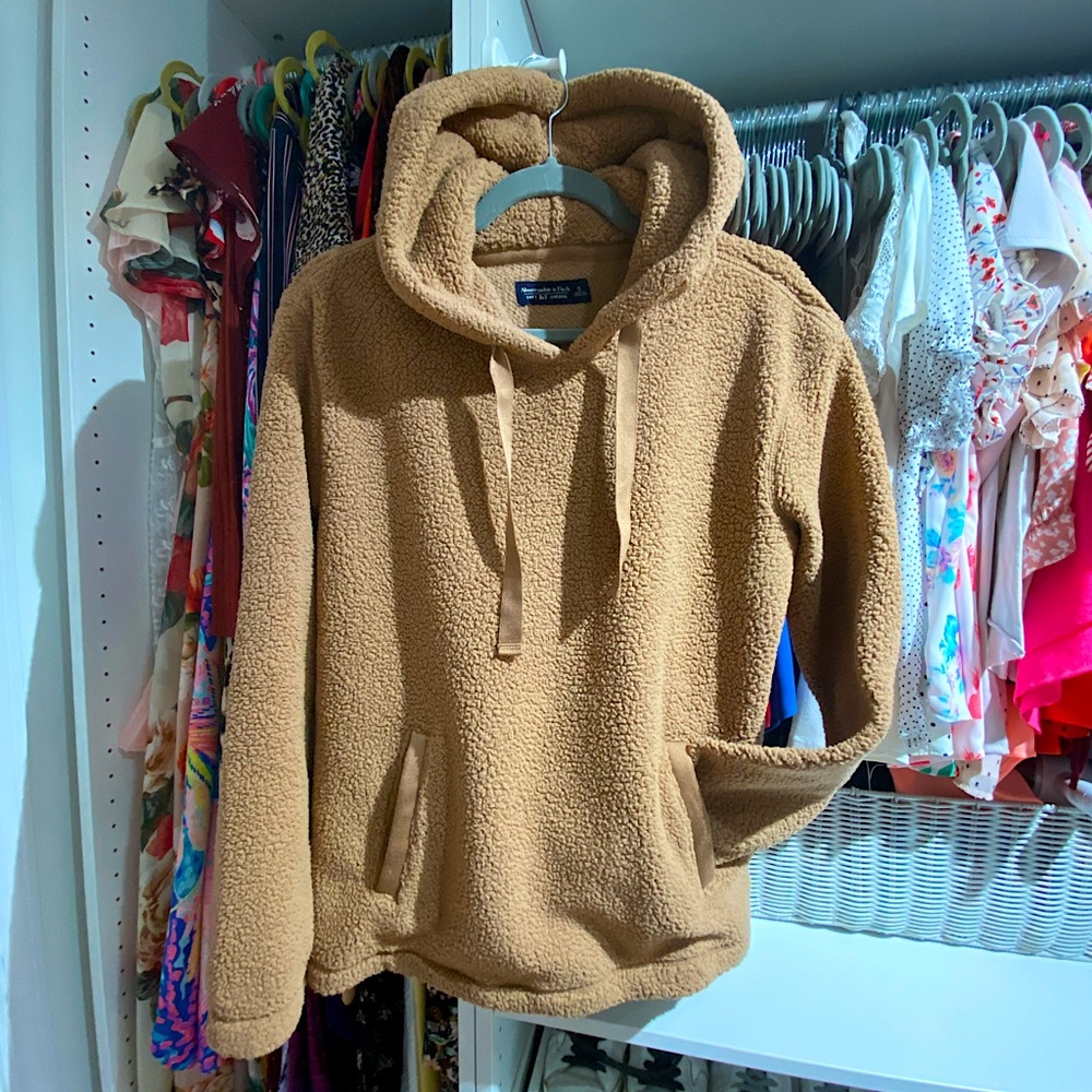 Abercrombie soft A&F Sherpa hoodie